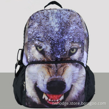 Poly Print Backpack Bags, Travel Bags, School Bags (HS378)